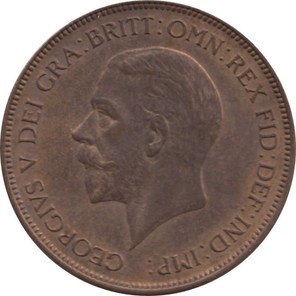 1931 PENNY 1 ( UNC ) 93 - Penny - Cambridgeshire Coins