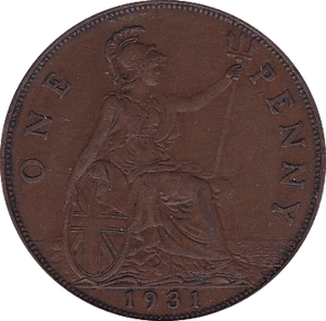 1931 PENNY ( EF ) - Penny - Cambridgeshire Coins