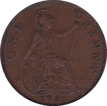 1931 PENNY ( EF ) - Penny - Cambridgeshire Coins