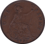 1931 PENNY ( EF ) - Penny - Cambridgeshire Coins