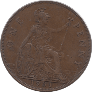 1931 PENNY ( EF ) - Penny - Cambridgeshire Coins