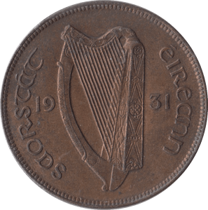 1931 PENNY IRELAND - WORLD COINS - Cambridgeshire Coins