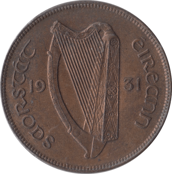 1931 PENNY IRELAND - WORLD COINS - Cambridgeshire Coins