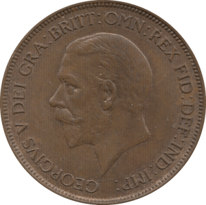 1931 PENNY ( UNC ) 7 - Penny - Cambridgeshire Coins