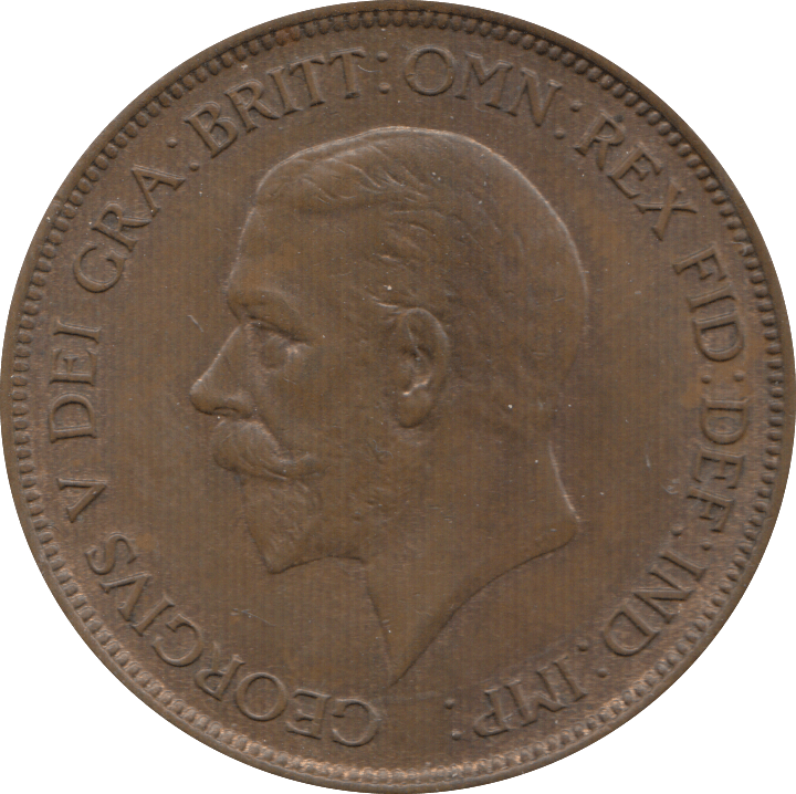 1931 PENNY ( UNC ) 7 - Penny - Cambridgeshire Coins