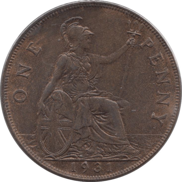 1931 PENNY ( UNC ) - Penny - Cambridgeshire Coins