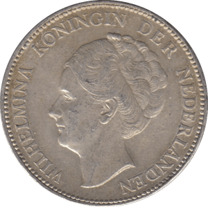 1931 SILVER 1 GULDEN NETHERLANDS - SILVER WORLD COINS - Cambridgeshire Coins