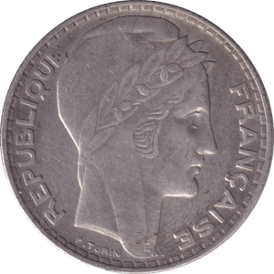 1931 SILVER 10 FRANC FRANCE - SILVER WORLD COINS - Cambridgeshire Coins