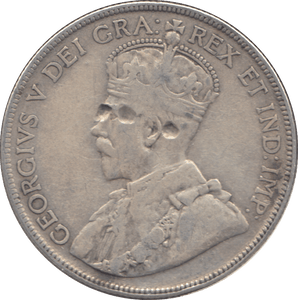 1931 SILVER FIFTY CENTS CANADA - WORLD SILVER COINS - Cambridgeshire Coins