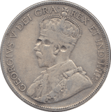1931 SILVER FIFTY CENTS CANADA - WORLD SILVER COINS - Cambridgeshire Coins