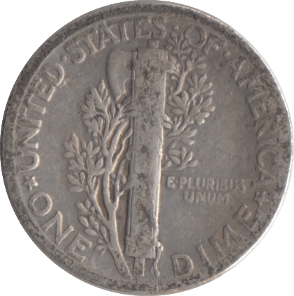 1931 SILVER ONE DIME USA - SILVER WORLD COINS - Cambridgeshire Coins