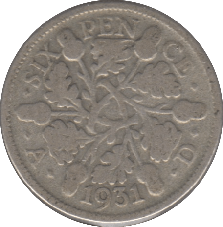 1931 SIXPENCE ( FAIR ) 6 - Sixpence - Cambridgeshire Coins