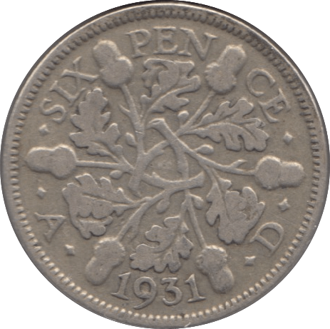 1931 SIXPENCE ( FINE ) 2 - Sixpence - Cambridgeshire Coins