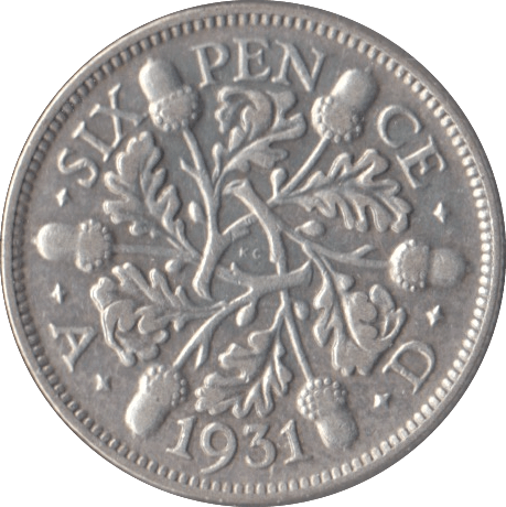1931 SIXPENCE ( GF ) - Sixpence - Cambridgeshire Coins