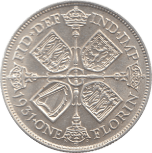 1931 TWO SHILLINGS ( EF ) 11 - Florin - Cambridgeshire Coins