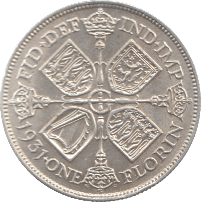 1931 TWO SHILLINGS ( EF ) 11 - Florin - Cambridgeshire Coins