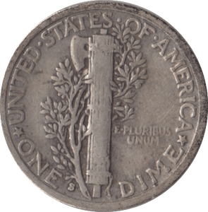 1931 USA SILVER DIME SAN FRANCISCO MINT - SILVER WORLD COINS - Cambridgeshire Coins