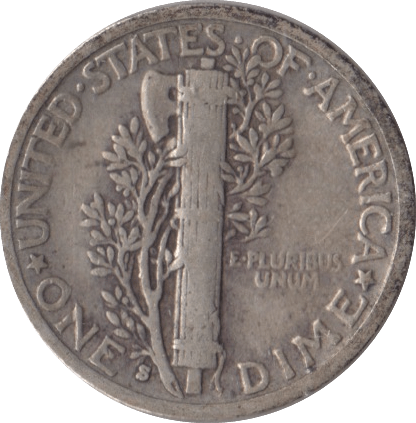 1931 USA SILVER DIME SAN FRANCISCO MINT - SILVER WORLD COINS - Cambridgeshire Coins