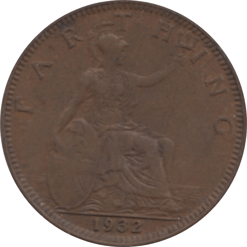 1932 FARTHING 2 ( EF ) 28 - Farthing - Cambridgeshire Coins