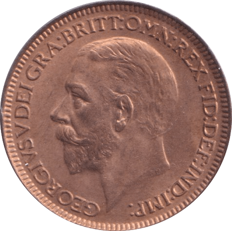 1932 FARTHING ( BU ) - Farthing - Cambridgeshire Coins