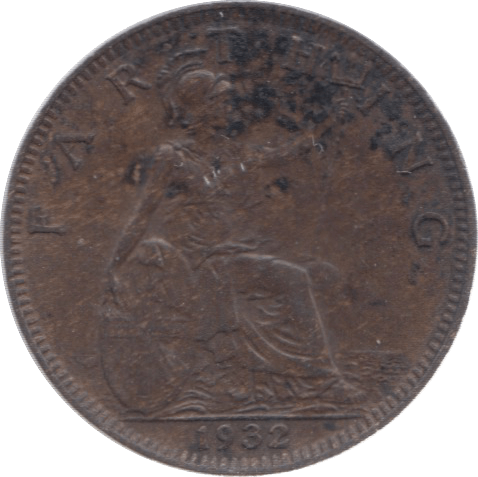 1932 FARTHING ( EF ) 23 - Farthing - Cambridgeshire Coins