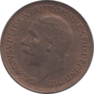 1932 FARTHING ( UNC ) - Farthing - Cambridgeshire Coins