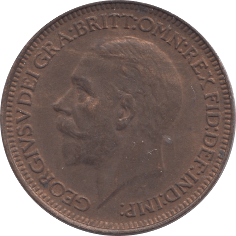 1932 FARTHING ( UNC ) - Farthing - Cambridgeshire Coins