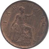 1932 FARTHING ( UNC ) - Farthing - Cambridgeshire Coins