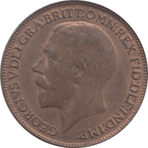 1932 FARTHING ( UNC ) - Farthing - Cambridgeshire Coins