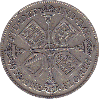 1932 FLORIN ( F ) - Florin - Cambridgeshire Coins