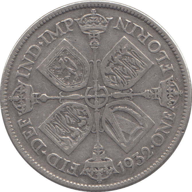 1932 FLORIN ( GF ) - Florin - Cambridgeshire Coins