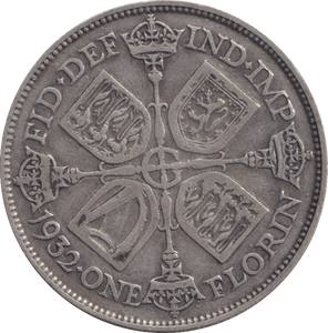 1932 FLORIN ( GF ) - FLORIN - Cambridgeshire Coins