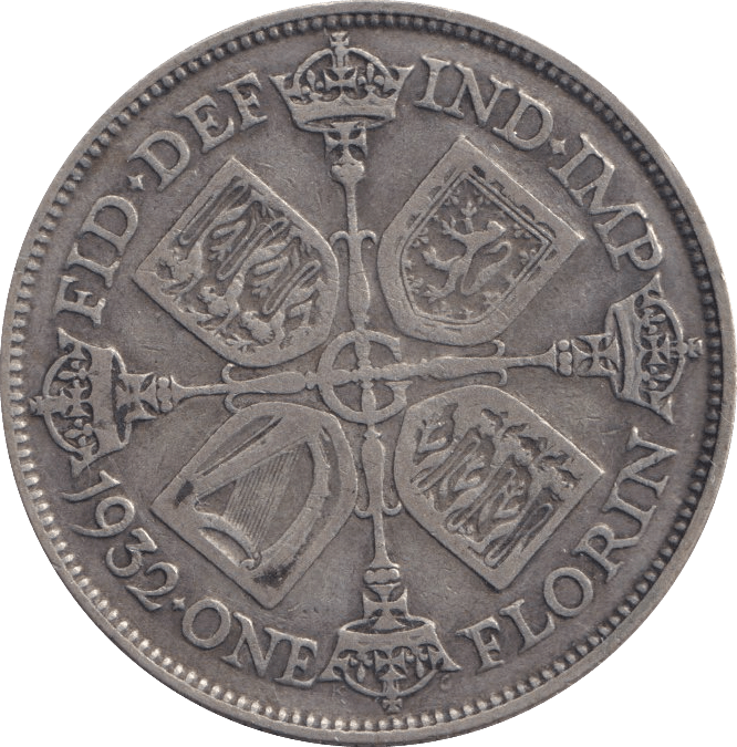 1932 FLORIN ( GF ) - FLORIN - Cambridgeshire Coins