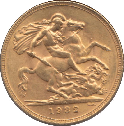 1932 GOLD SOVEREIGN ( EF ) SA PRETORIA MINT - Sovereign - Cambridgeshire Coins