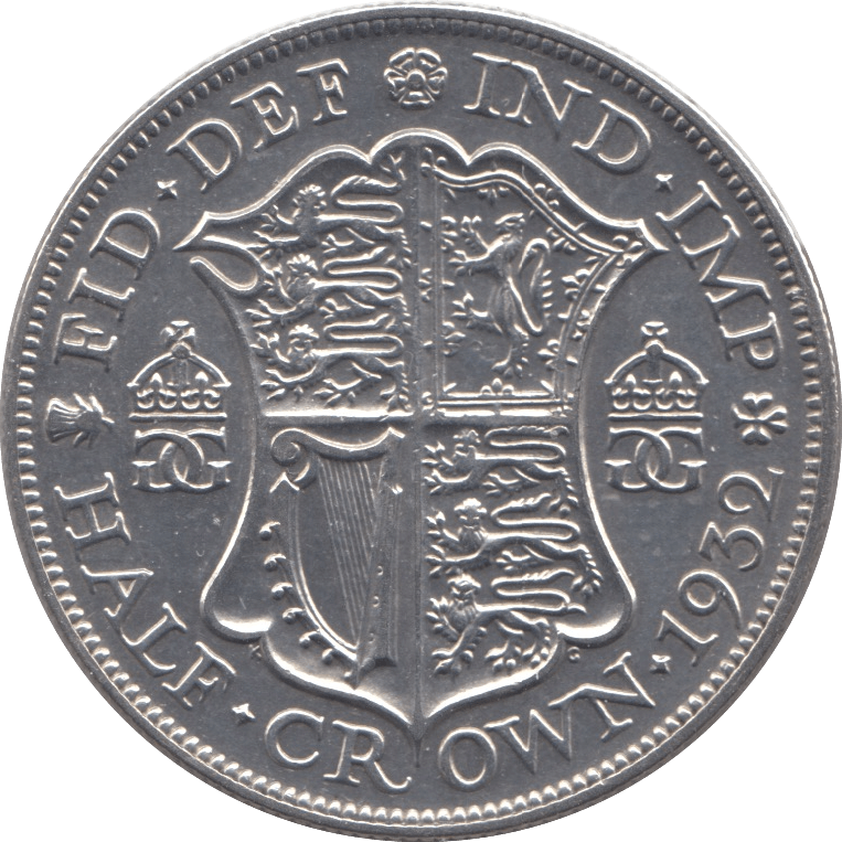 1932 HALFCROWN ( EF ) 8 - Halfcrown - Cambridgeshire Coins