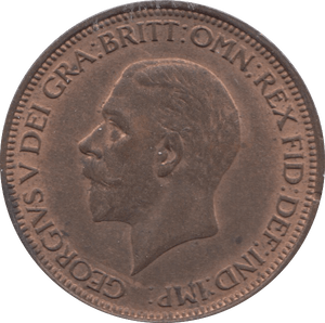 1932 HALFPENNY ( AUNC ) - HALFPENNY - Cambridgeshire Coins