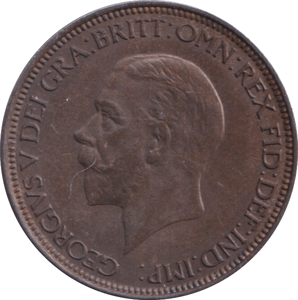 1932 HALFPENNY ( UNC ) - Halfpenny - Cambridgeshire Coins