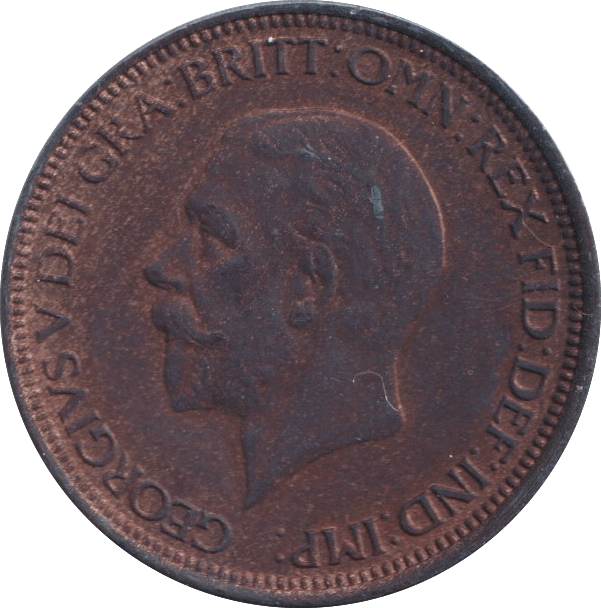 1932 HALFPENNY ( UNC ) - Halfpenny - Cambridgeshire Coins