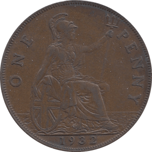 1932 PENNY ( EF ) - Penny - Cambridgeshire Coins