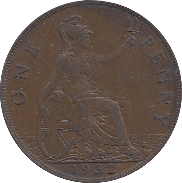 1932 PENNY ( EF ) - Penny - Cambridgeshire Coins