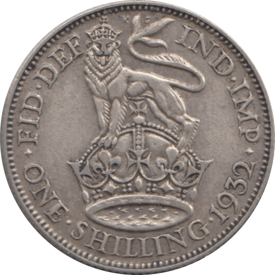 1932 SHILLING ( VF ) 6 - Shilling - Cambridgeshire Coins