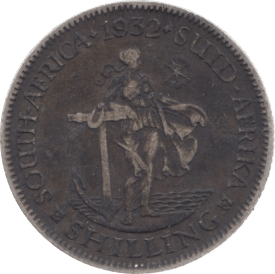 1932 SOUTH AFRICA SHILLING - WORLD COINS - Cambridgeshire Coins