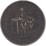 1932 SOUTH AFRICA SHILLING - WORLD COINS - Cambridgeshire Coins