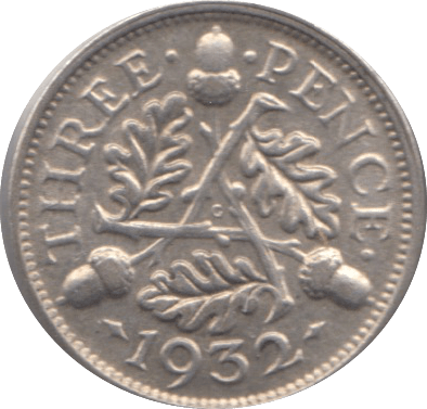 1932 THREEPENCE ( EF ) - threepence - Cambridgeshire Coins