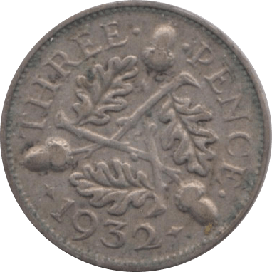 1932 THREEPENCE ( FINE ) - Threepence - Cambridgeshire Coins
