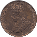 1933 1 CENT HONG KONG - WORLD COINS - Cambridgeshire Coins