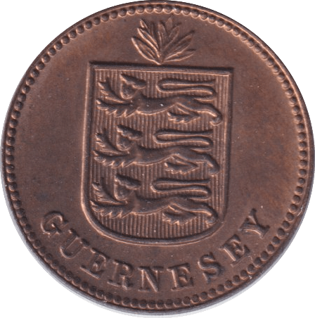 1933 1 DOUBLE GUERNSEY - WORLD COINS - Cambridgeshire Coins