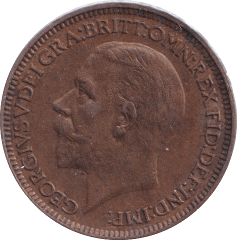 1933 FARTHING ( AUNC ) - Farthing - Cambridgeshire Coins