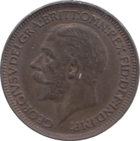 1933 FARTHING ( EF ) - Farthing - Cambridgeshire Coins