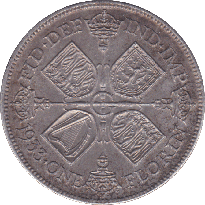 1933 FLORIN ( EF ) - Florin - Cambridgeshire Coins
